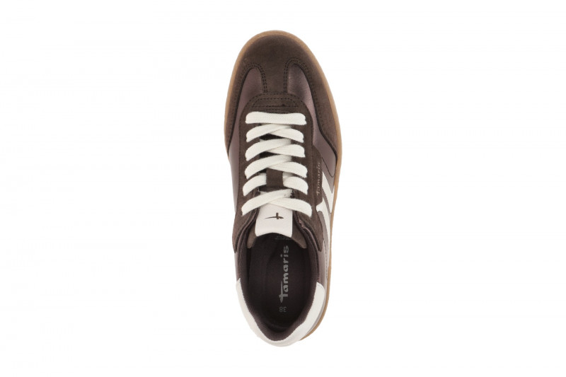 Tamaris Schuhe Sneaker braun metallic 23723