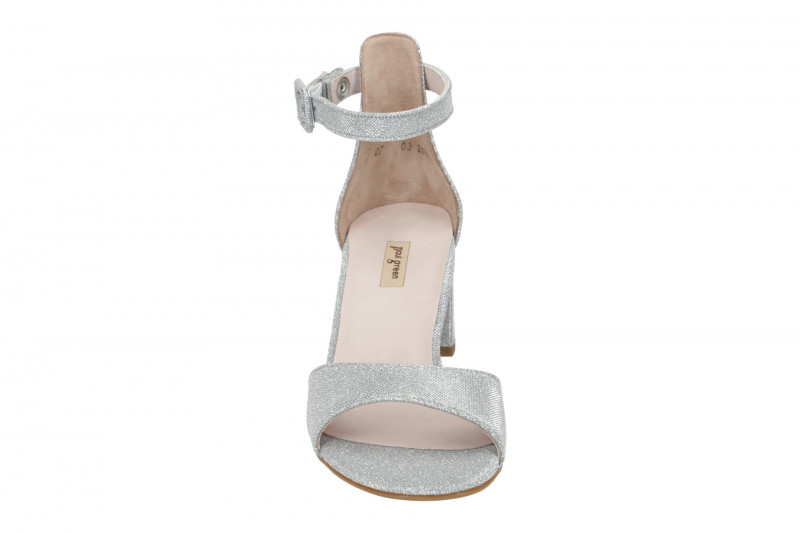 Paul Green Sandalette silber Glitzer 7469