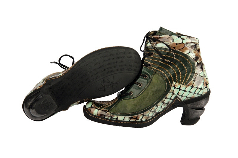 Eject Multy Stiefelette grün schwarz E-12660-V1