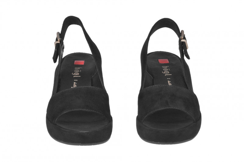 Högl Keil Sandale in schwarz