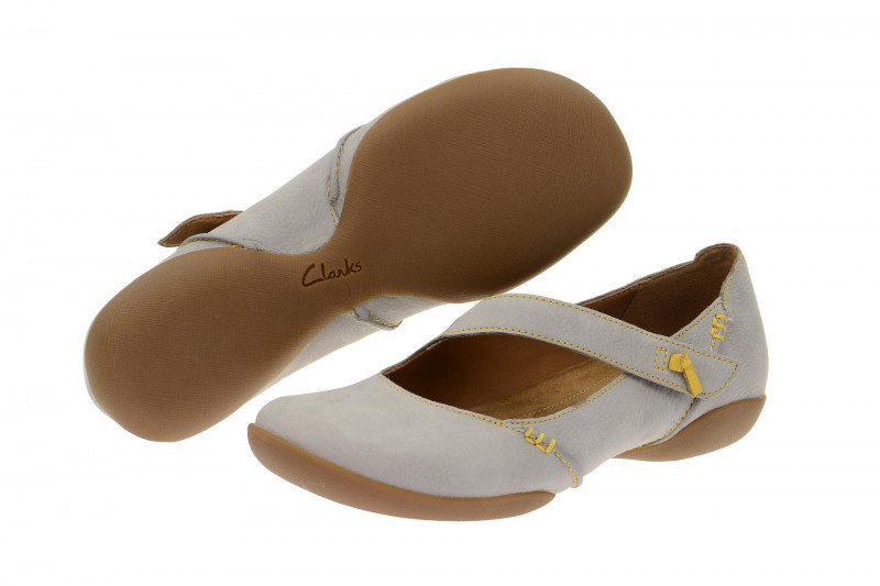 Clarks Felicia Plum Schuhe grau 26108380