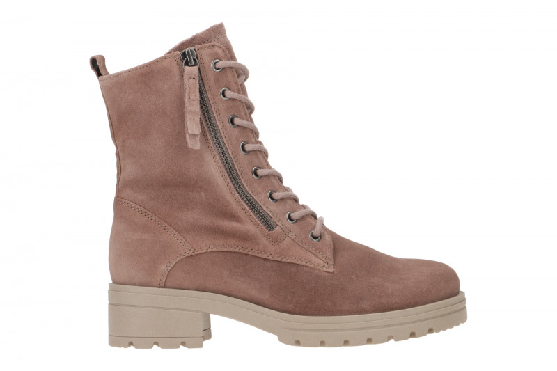 Gabor Kreta Stiefelette rosa Velour 92.785.41