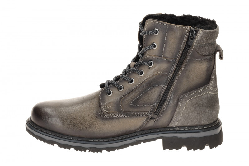 Dockers Winter Schuhe Warmfutter Boots grau Herren Nappa 51GL102