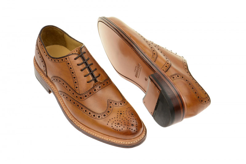 Gordon & Bros Levet Schuhe hell-braun Rahmengenäht 2506
