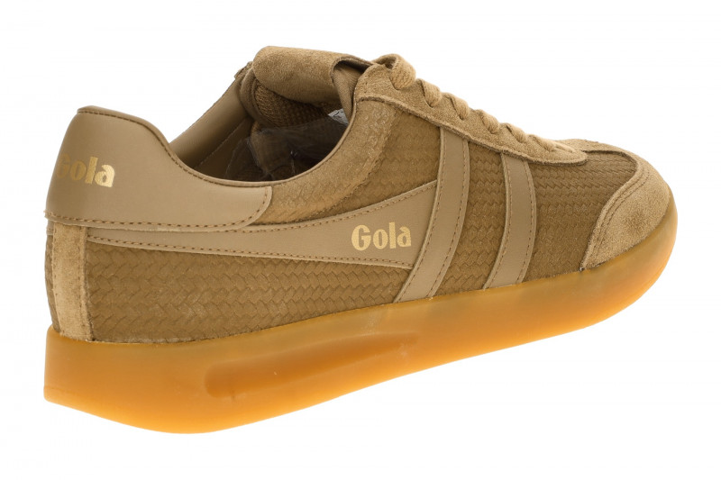 Gola Cyclone Marque Schuhe Sneakers braun Herren Flecht CMB922