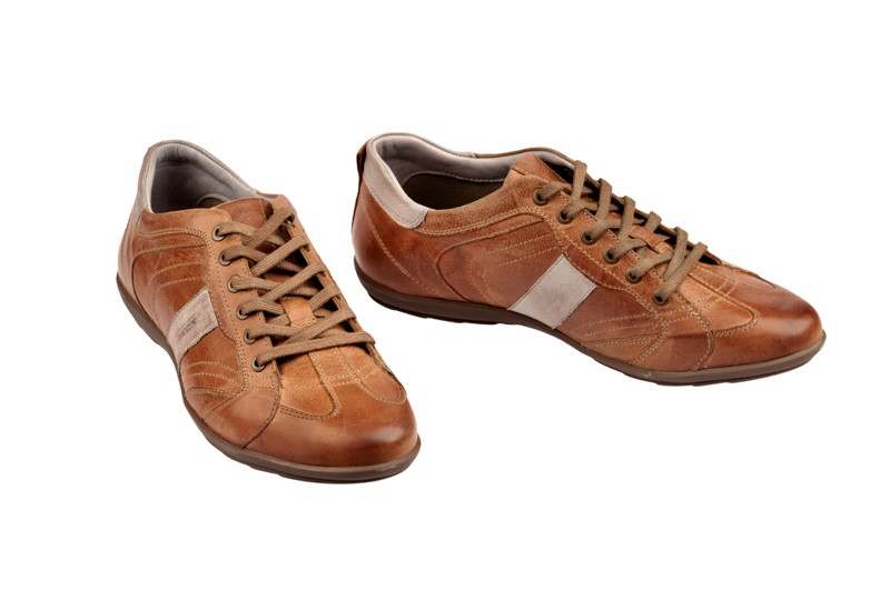 Geox Icona Sneaker braun grau Schnürer