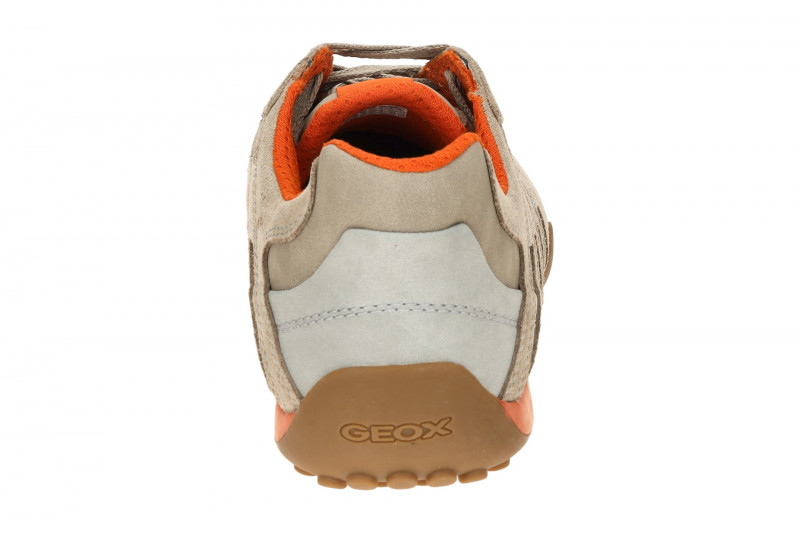 Geox Snake Schuhe beige sand Velour Nubuck U55MNA