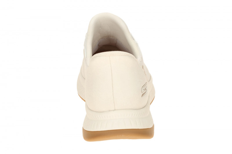 Skechers Bobs Squad 4 Slipper Schuhe creme weiß SLIP-INS