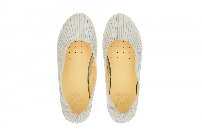 Eject Confy Slipper weiß multi Ballerina 17114