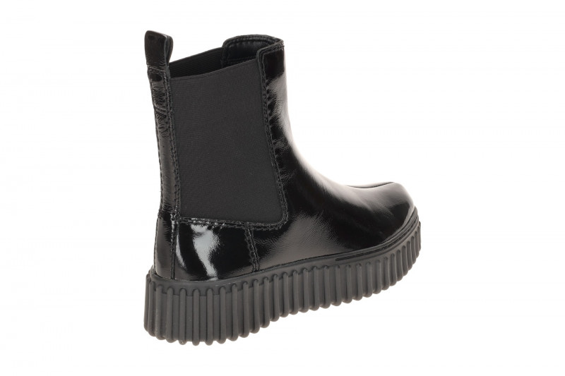 Clarks Torhill Maple Stiefel Chelsea-Boots schwarz Lack 26185509