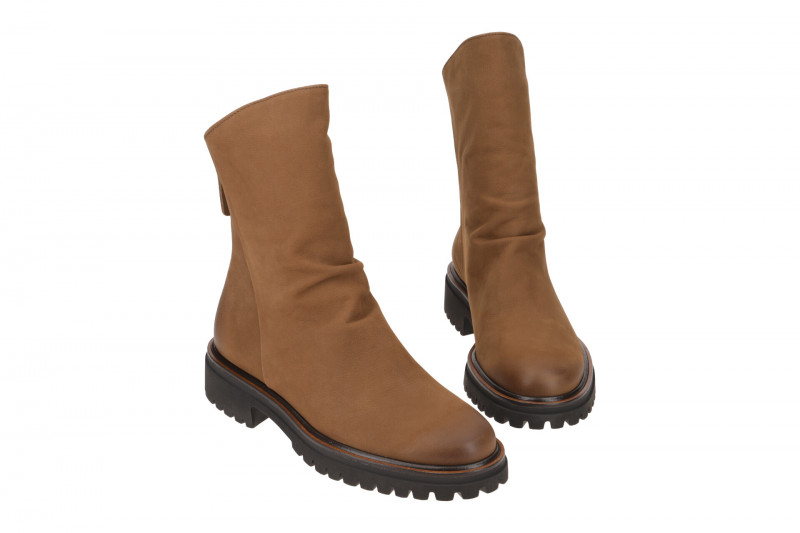 Paul Green Stiefelette braun toffee Nubuck 9054