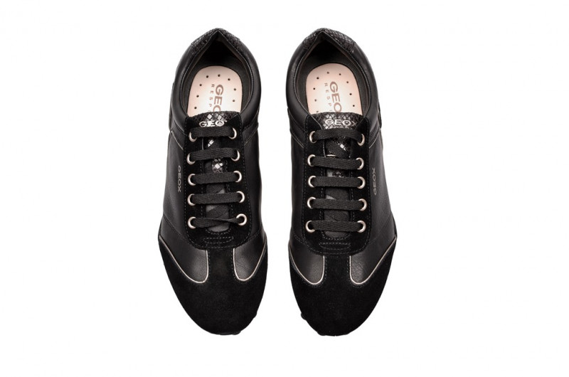 Geox Snake C Schuhe in schwarz D2412C