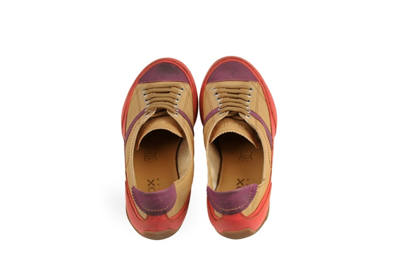 Geox Respira Moena B Schuhe braun rot