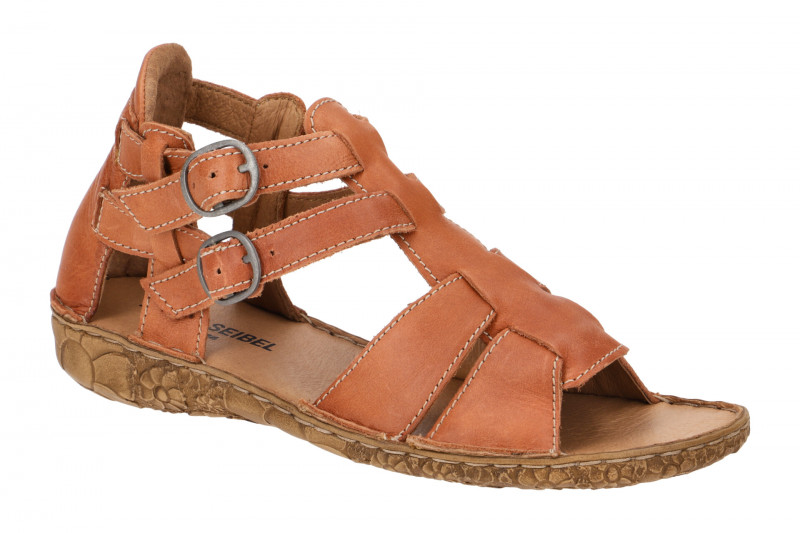 Josef Seibel Rosalie 51 Riemchen Steg Sandale orange