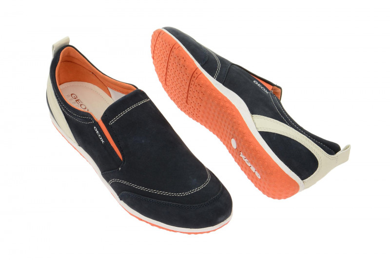 Geox Vega Slipper blau Nubuck - D5209B