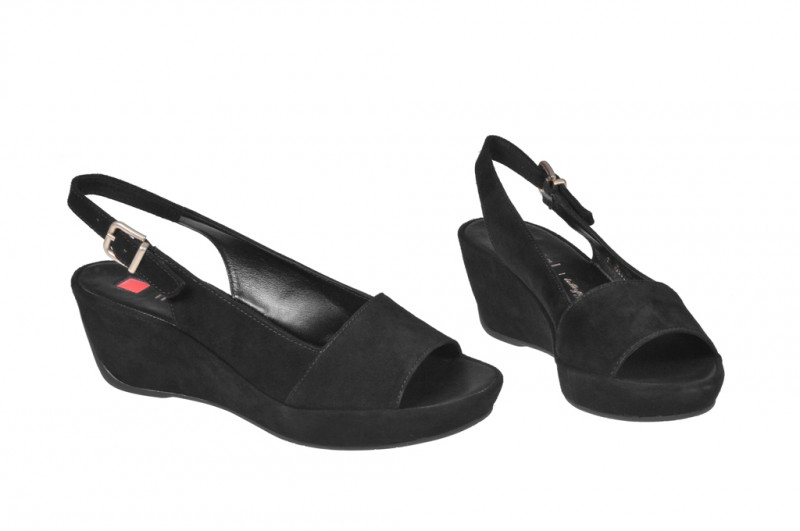 Högl Keil Sandale in schwarz