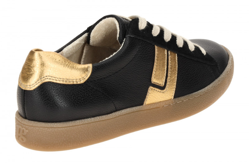 Paul Green Schuhe Snaeker schwarz gold 5464