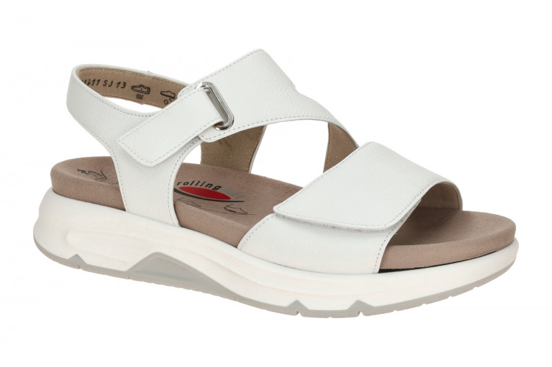 Gabor RollingSoft Sandale weiß uni Glattleder 86.885.50