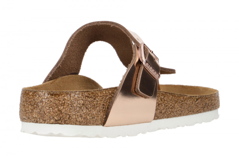 Birkenstock Gizeh BS Pantolette kupfer metallic 1018970