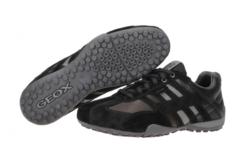Geox Snake Schuhe schwarz Sneakers U4207K