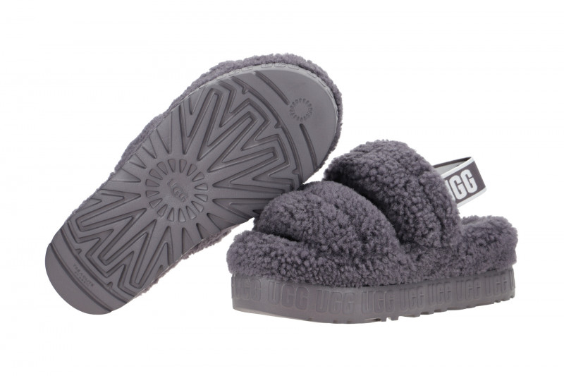 UGG Oh Fluffita Sandalen Hausschuhe grau shade 1120876
