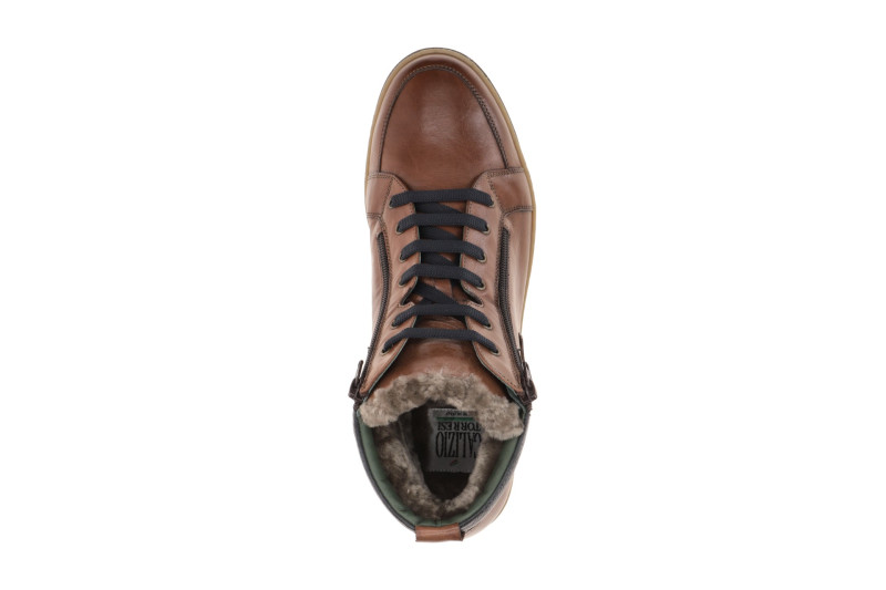 Galizio Torresi Winter Stiefelette braun Lammfell 323368