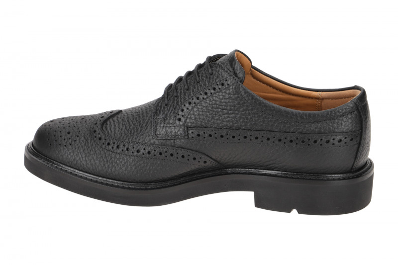 Ecco Metropole London Schuhe schwarz klassik Schnürer 525614