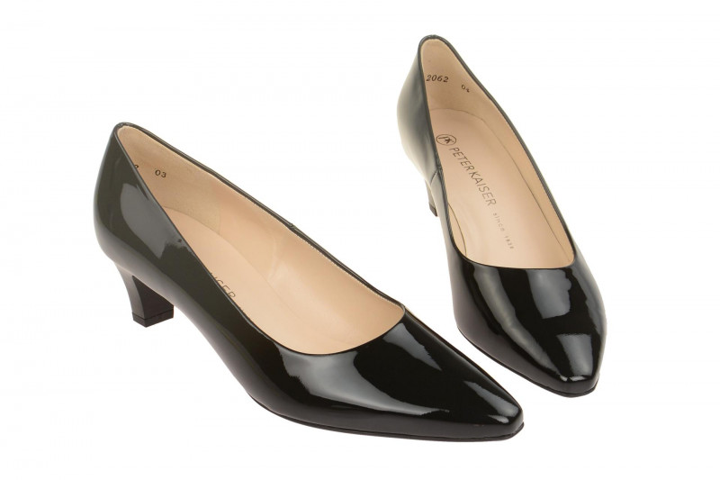 Peter Kaiser Eileen Pumps schwarz grau Lack
