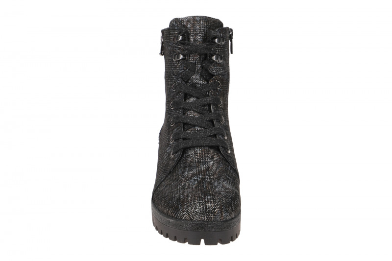 Waldläufer Hanako Stiefel schwarz bunt 338813