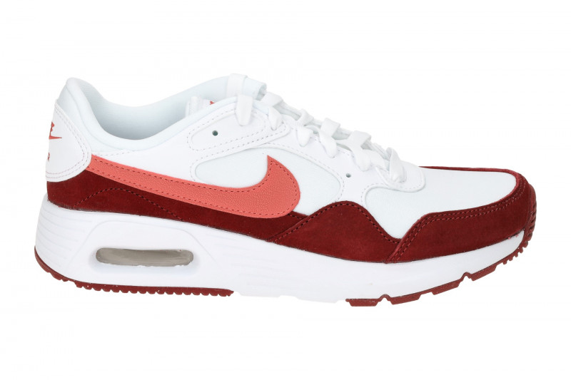 NIKE AIR MAX SC Sneaker Schuhe weiß rot Damen FJ3242