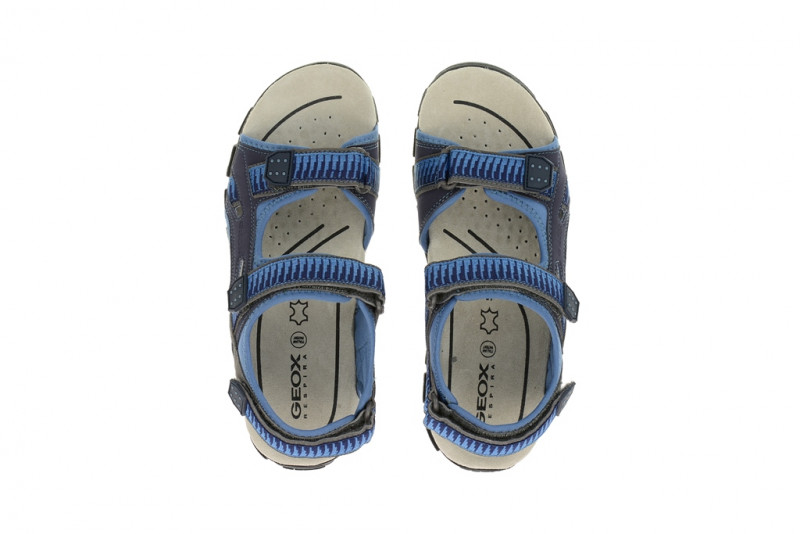 Geox S.Strada Sandale blau grau U4224C 0CE15 C9045