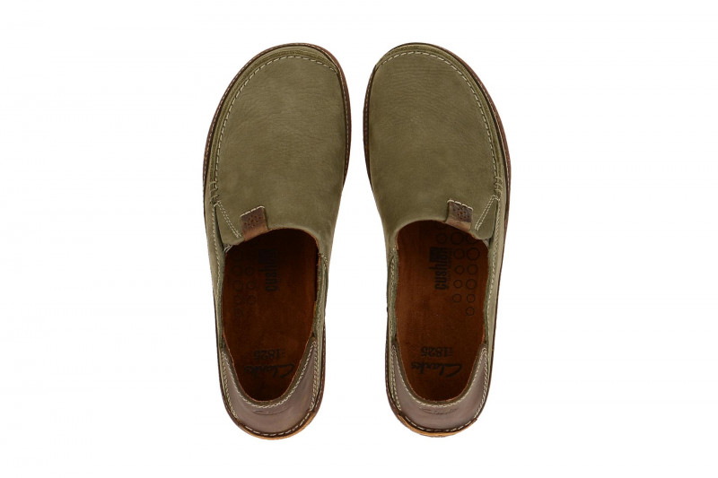 Clarks Trapell Form Schuhe grün olive