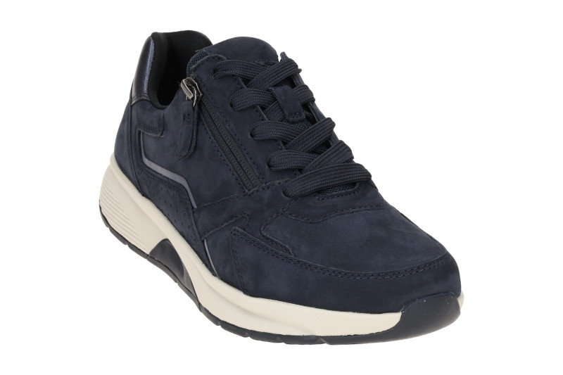 Gabor RollingSoft Schuhe blau Nubuck 76.878.46