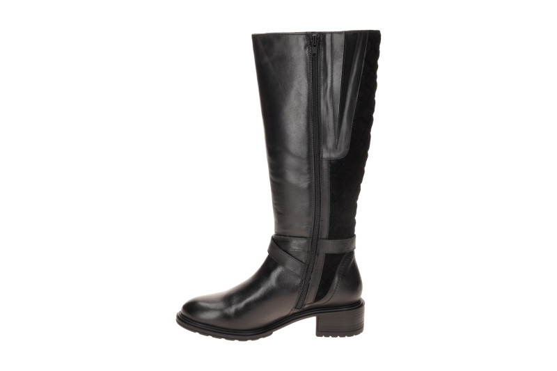 ARA Parker Stiefel schwarz Schaftweite L Biker Stil 12-26119
