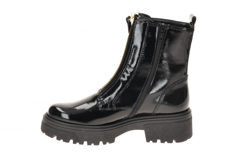 Gabor Stiefel schwarz Lack Front-Zip 71.763.97