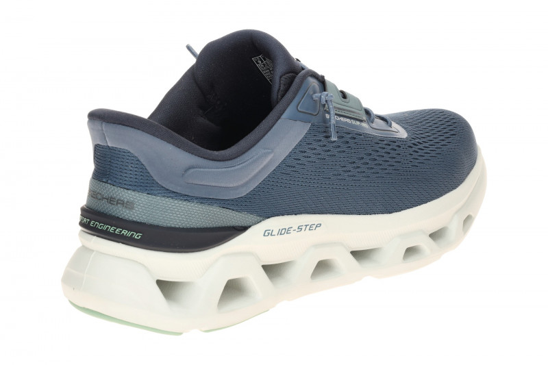 Skechers Glide Step Schuhe blau navy Herren Slip-Ins 233026