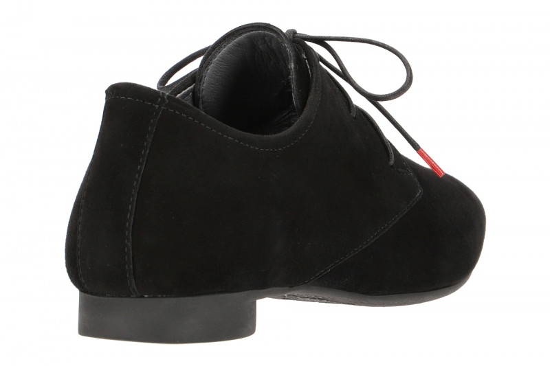 Think Guad Schnür Schuhe schwarz Velour