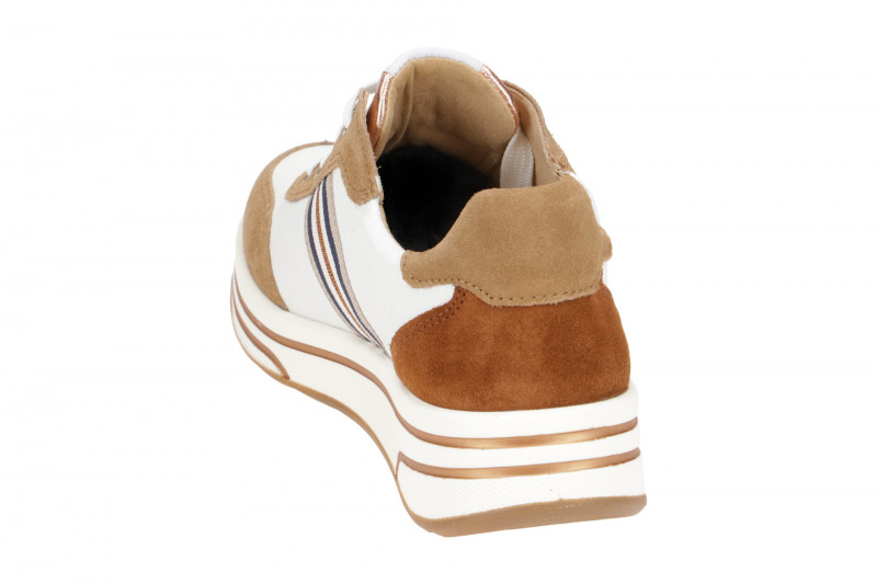 ARA Sapporo Schuhe Damen Sneaker braun weiß 12-32442