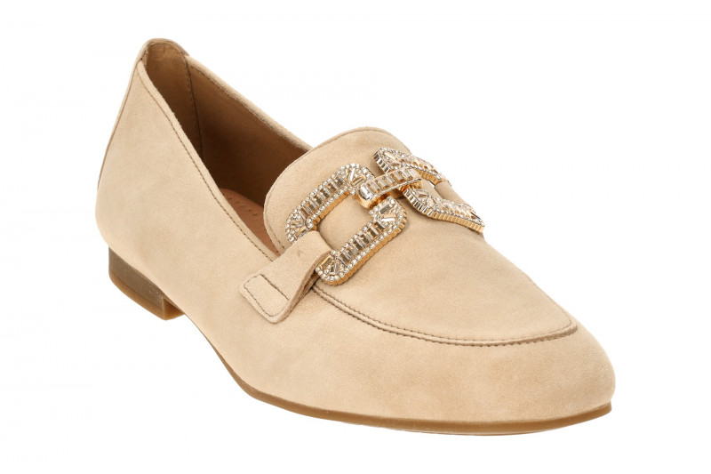 Gabor Schuhe Slipper beige caramel gold 65.210.14