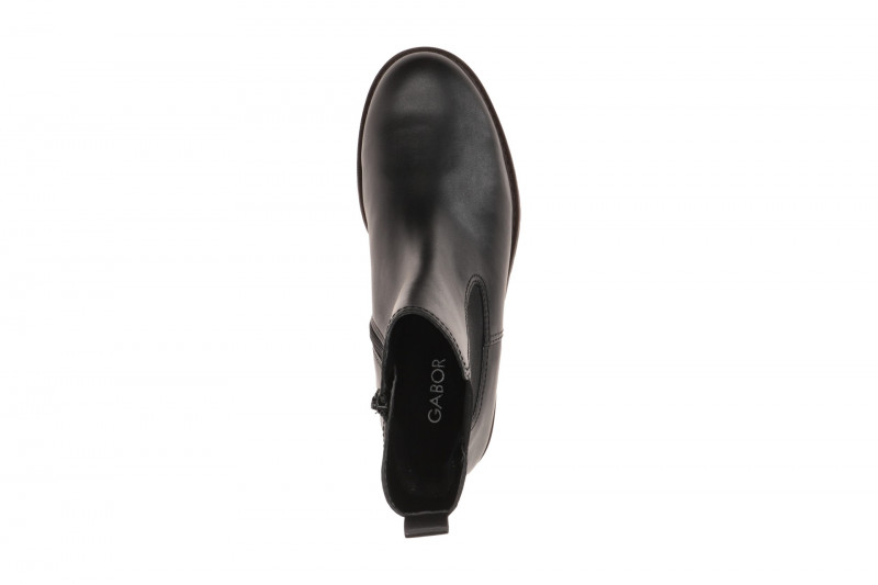 Gabor Stiefeletten schwarz K-Weite Chelsea Stil 8025.03.001
