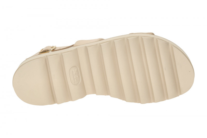 Paul Green Plateau Sandalen beige sand Velour 6214