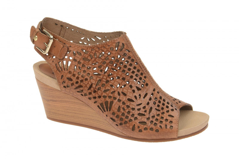 Pikolinos Bali Sandalette braun gelocht Gr 40