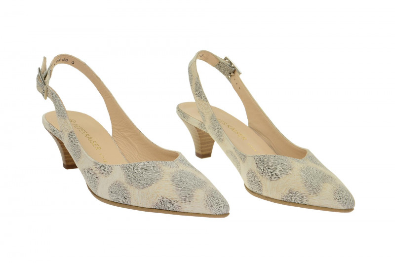 Peter Kaiser Diana Sling Pumps weiss simba - 40303/237