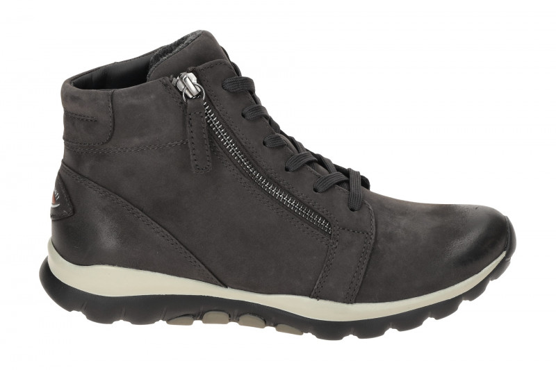 Gabor RollingSoft Schuhe Stiefel dunkelgrau Nubuck