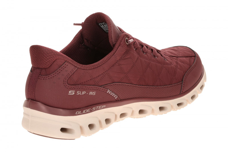 Skechers Glide Step Schuhe rot Slip-Ins 104556
