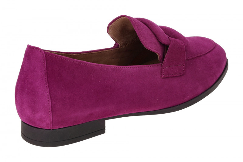 Gabor Schuhe Slipper pink violett Loafer Velour 55.273.10