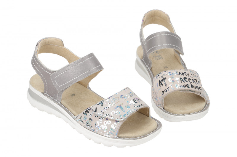 ara Tampa Sandale silber grau Letter 12-47209