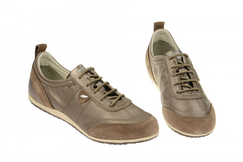 Geox Vega Schuhe taupe braun Damen