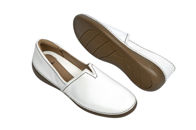 Clarks Fashion Lady Schuhe in weiß Slipper 20353762