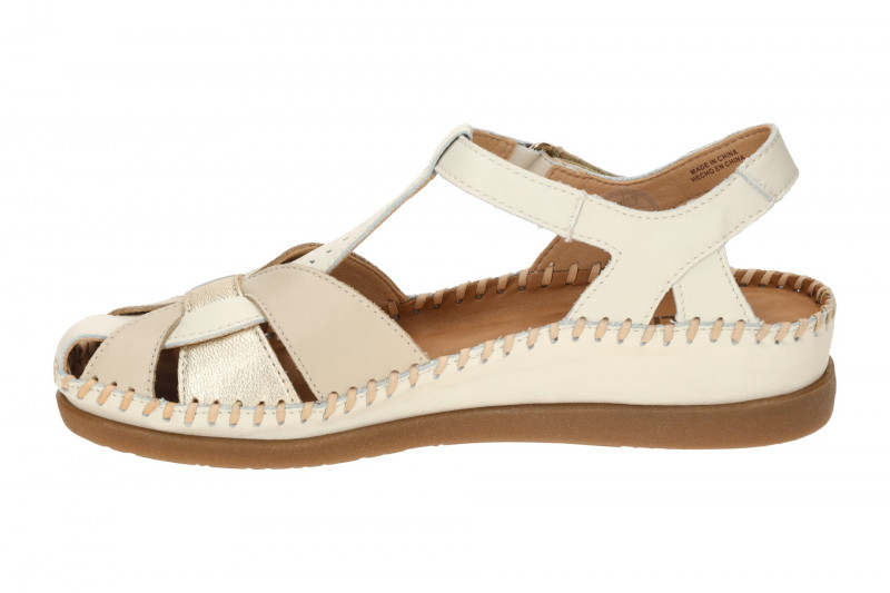 Pikolinos Cadaques T-Steg Sandale weiß beige W8K-0847C1